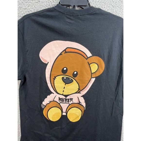 Urban Outfitters Justin Bieber UO Exclusive Teddy Bear Tee Size Medium - Picture 2 of 4